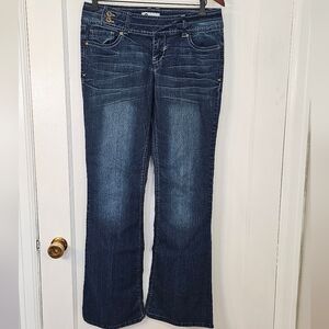 SO Flared Blue Denim Jeans
